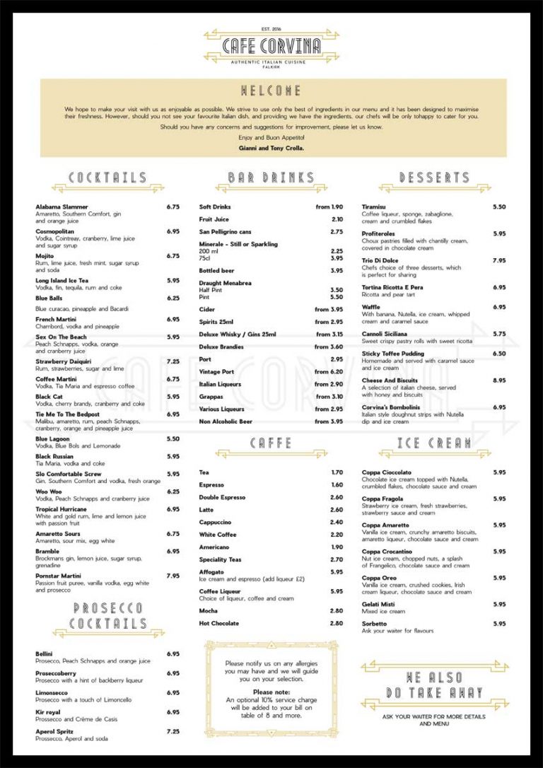 alacarte2 Cafe Corvina